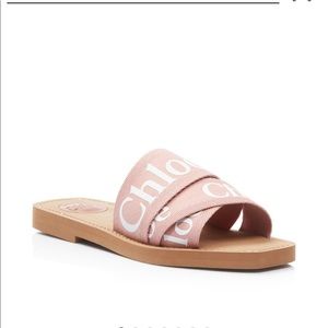 Chloe Pink and Tan Sandals